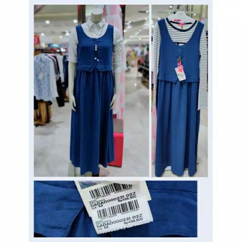 overall dress cewek cardinal girl