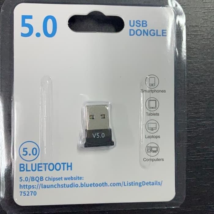 Bluetooth USB Dongle 5.0 - Usb Bluetooth Dongle Versi 5.0