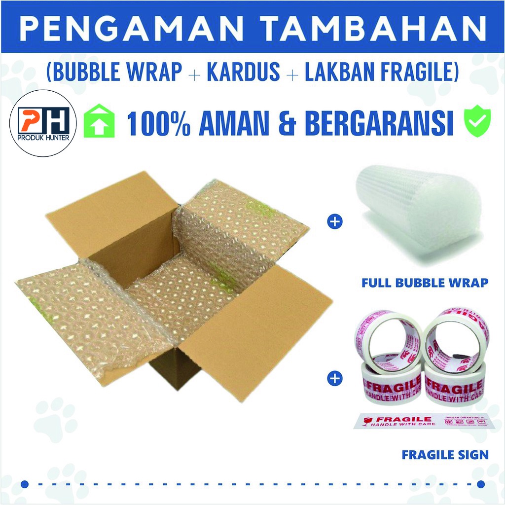 

Ekstra Bubble Wrap + Kardus
