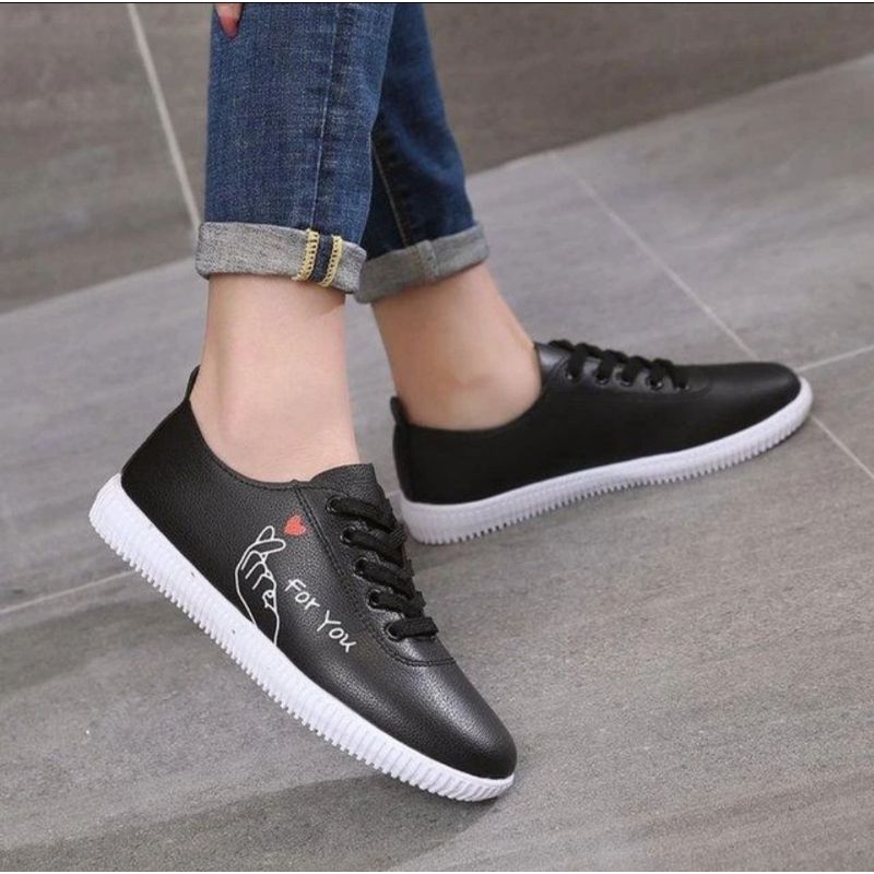 TmO - 8.8 Sale Sepatu wanita sneakers tali fashion Kets ForYou termurah kekinian bisa cod/sepatu santai wanita tali/sepatu jalan wanita santai kekinian