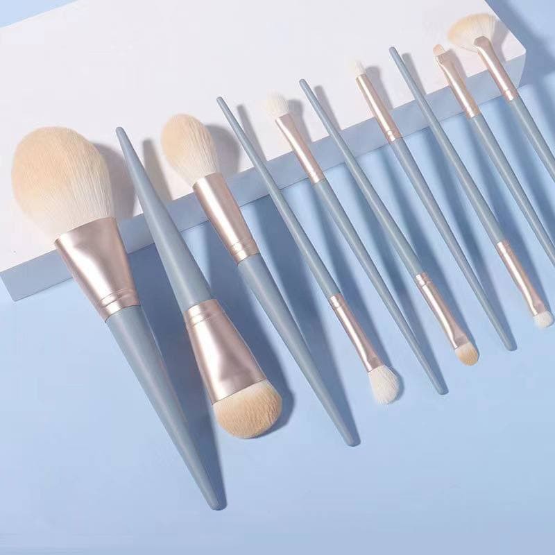 ASK KUAS MAKE UP SET WAJAH ISI 10PCS BRUSH MAKEUP Cosmetic MakeUp Brushes Kuas06