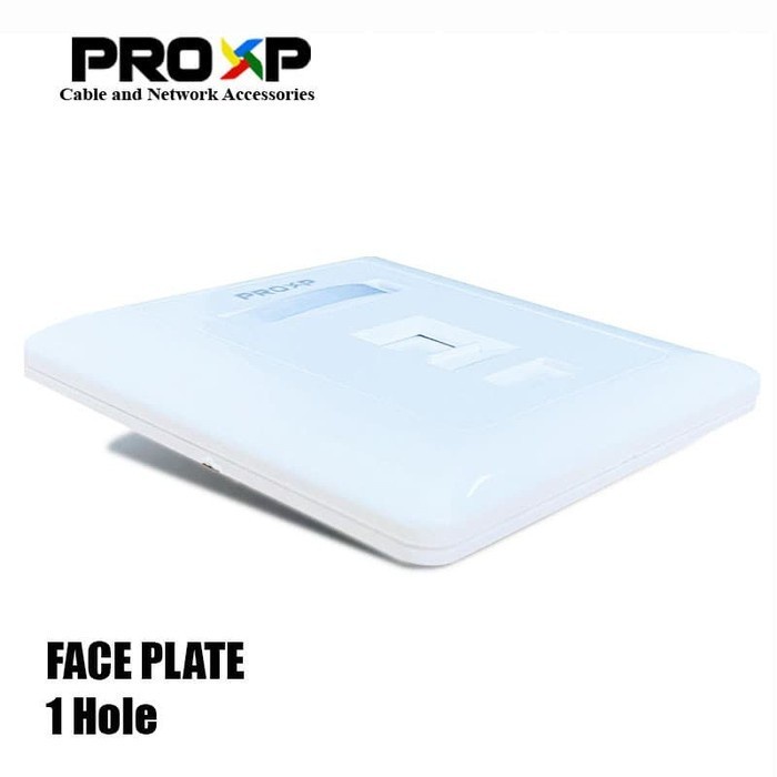 PROXP FP101 Face Plate | Face Panel 1 Hole / 1 Port