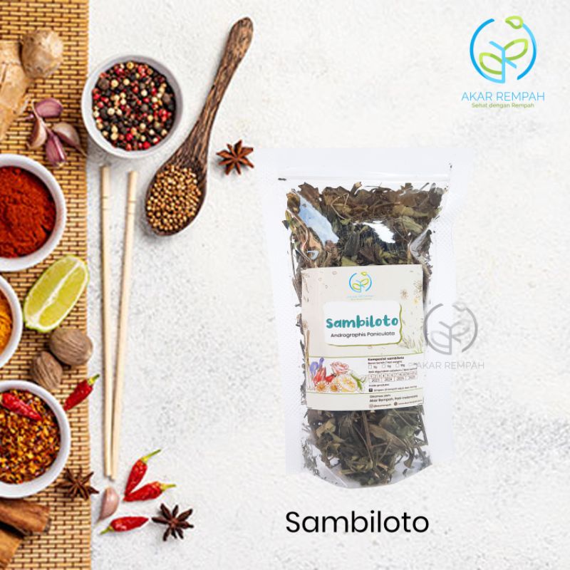 

Teh Sambiloto / Herbal Diabetes / Sambiloto Kering / isikeranjangmu akarrempah