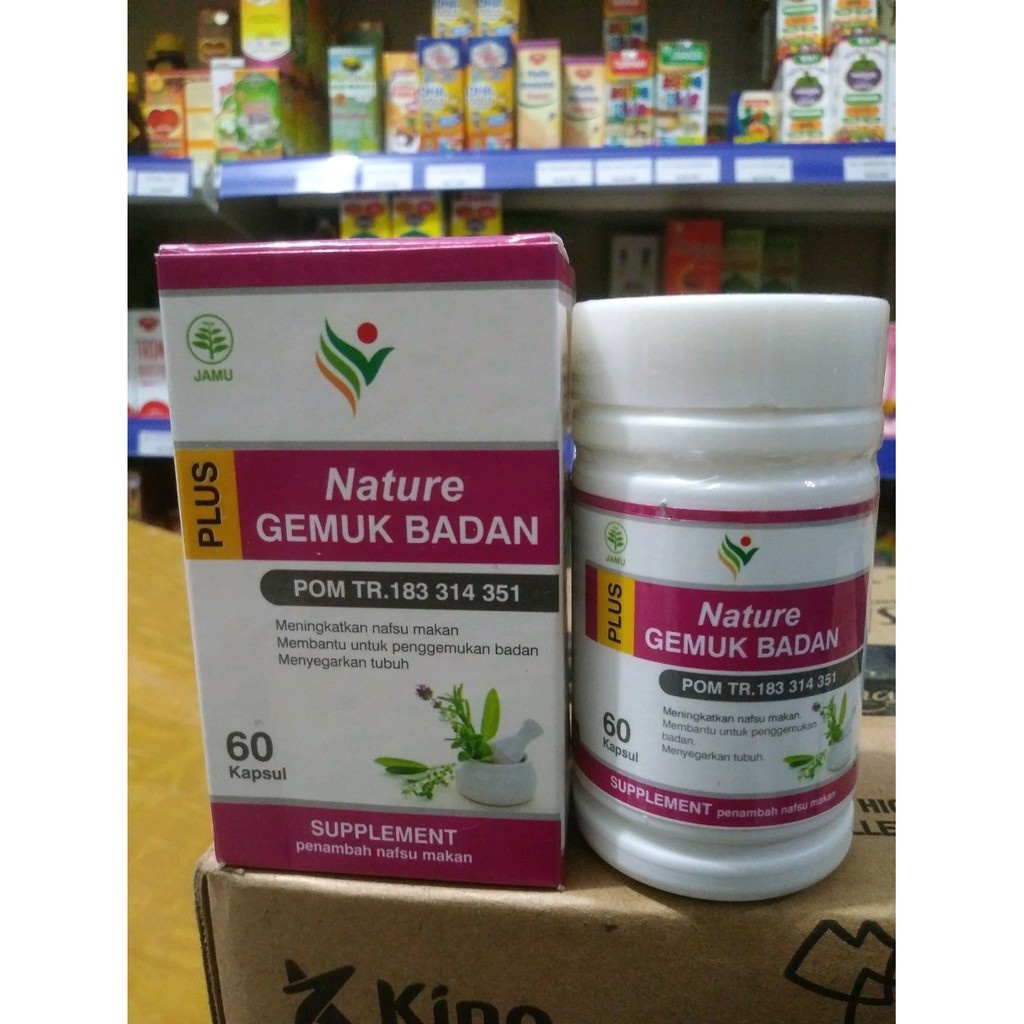 NATURE GEMUK BADAN BPOM OBAT GEMUK penggemuk penambah berat badan nafsu makan Aman Untuk Diabetes Ma