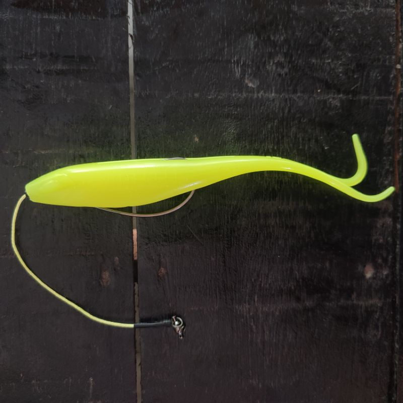 SILENCER SOFT PLASTIK REPLIKA TINGGAL PAKAI 17.5CM 20GRAM HOOK 5/0