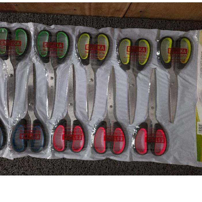 

ㅓ (1pcs) Gunting estika besar warna stainless extra tajam KEL321