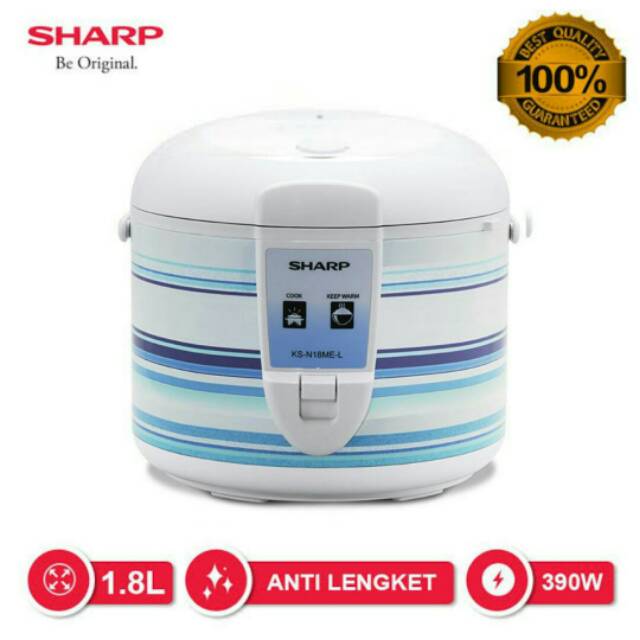 SHARP Rice Cooker KS-N18ME-L