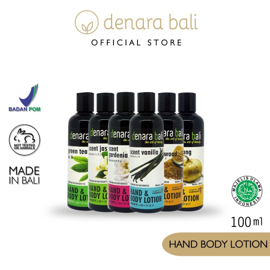 Denara Bali Hand & Body Lotion 100ml