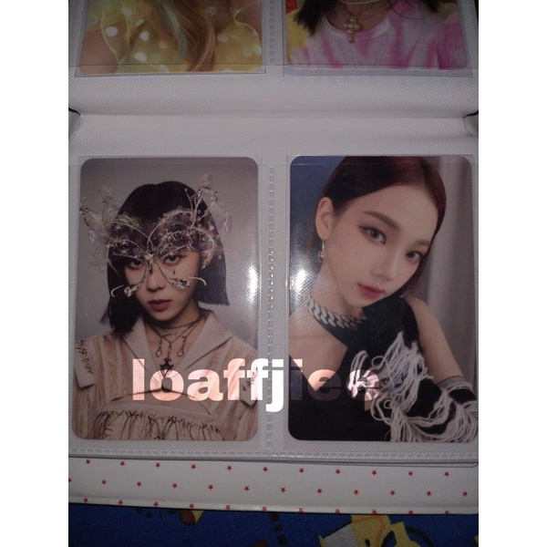 Aespa Savage Album photocard AR Selca Clip Karina Winter