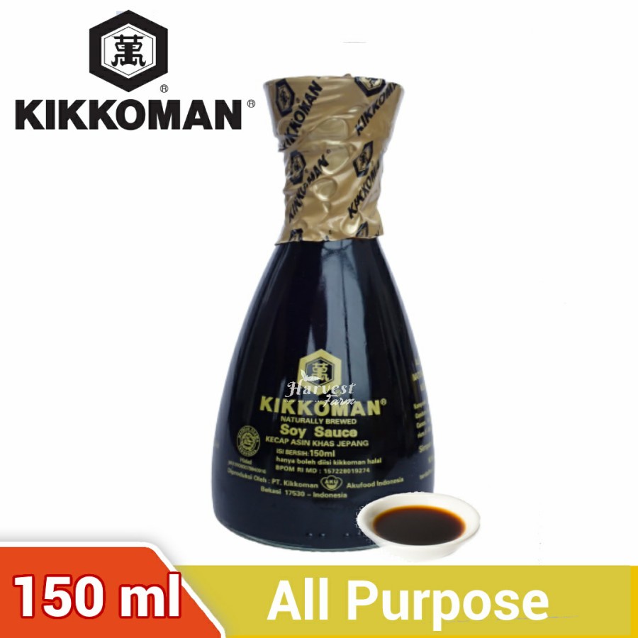 

Kikkoman soy saus khas Jepang, all purpose, Oriental - 150 ml