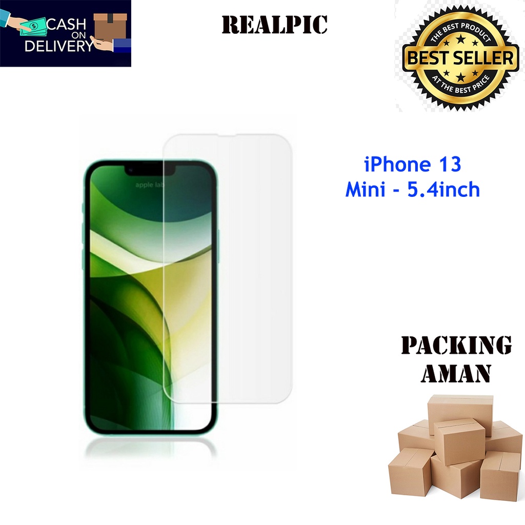 Tempered Glass Screen Protector Anti Gores for iPhone 13 Mini - 5.4 inch