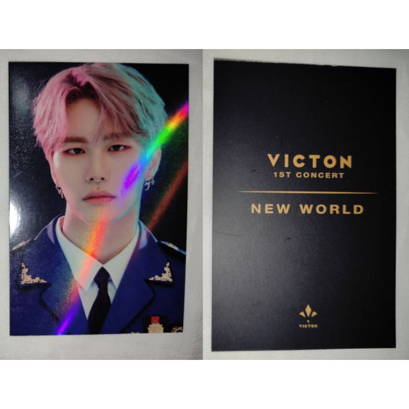 Photocard PC Victon Seungsik New World concert hologram