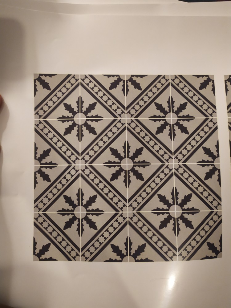 Sticker Tegel Hiasan Lantai Meja Kulkas Dinding Kompor Dapur - St6