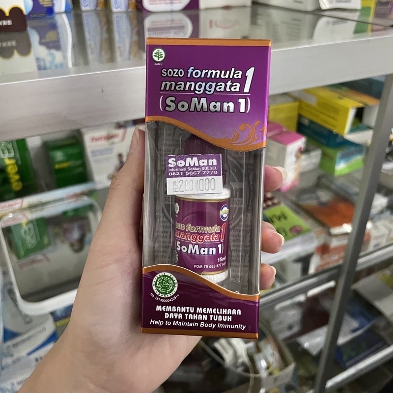 SOMAN 1 Sozo Formula Manggata 1/ Soman 15ml ORIGINAL 100%