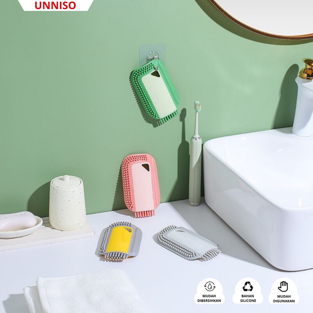 UNNISO - Wiper Silicone Pembersih Kaca Wastafel Kamar Mandi WC1