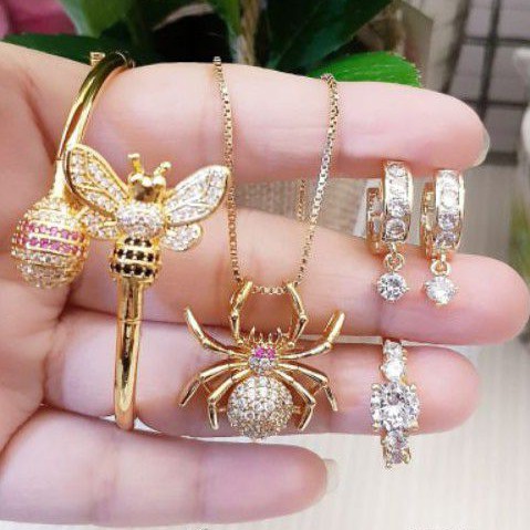 Xuping Set Perhiasan Lapis Emas 24k 2207n