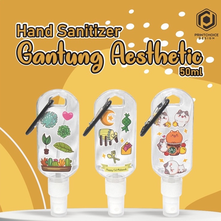 Hand Sanitizer Gantung Aesthetic 50ml Hand Sanitizer Antiseptik