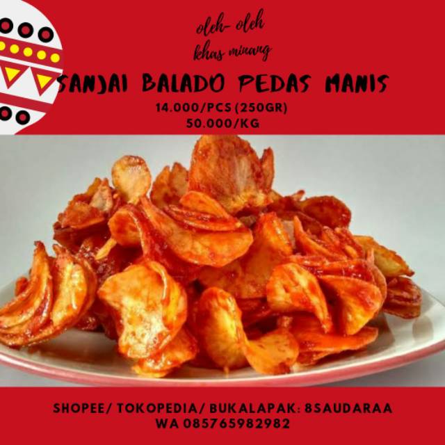 

SANJAI BALADO PEDAS MANIS 250GR