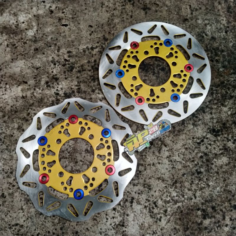PIRINGAN DEPAN MIO UKURAN STANDAR/DISC CAKRAM DEPAN MIO SPORTY MIO SMILE SOUL OLD XEON FINO OLD X-RIDE MATIC YAMAHA KARBU UKURAN STANDAR