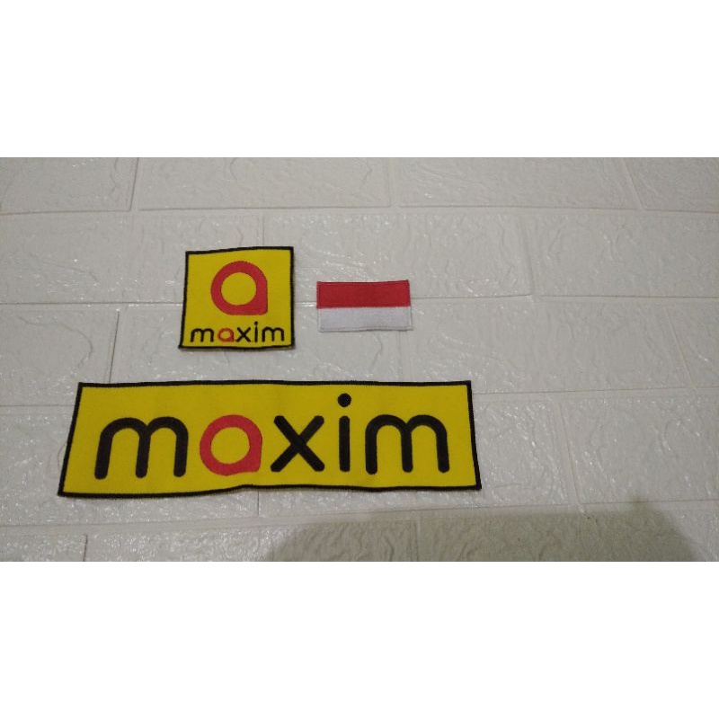 Promo bet emblem patch Maxim Driver Kuning