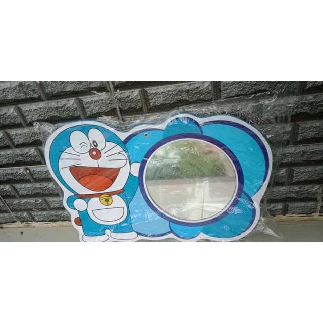 CERMIN KARAKTER KACA MOTIF DORAEMON KEROPI HELLO KITTY 35 X 50