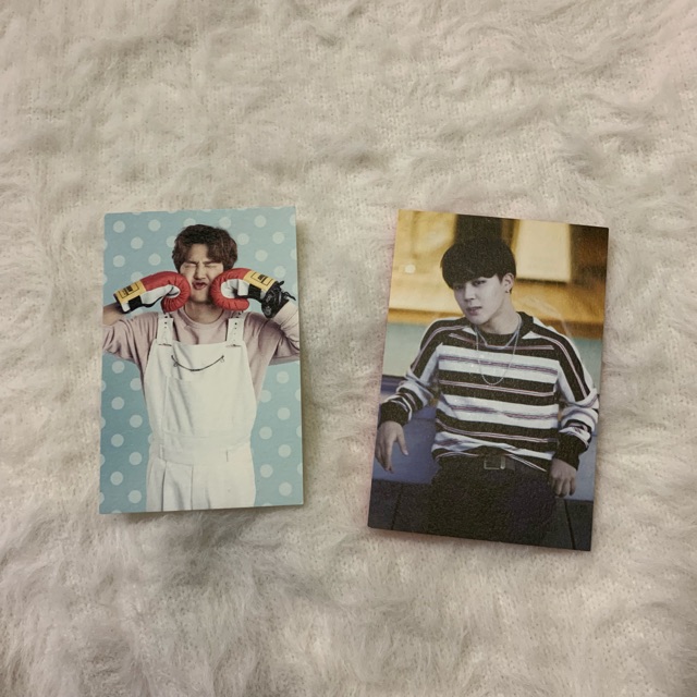 [BTS RARE] jimin official begins & hyyh on stage mini photocard