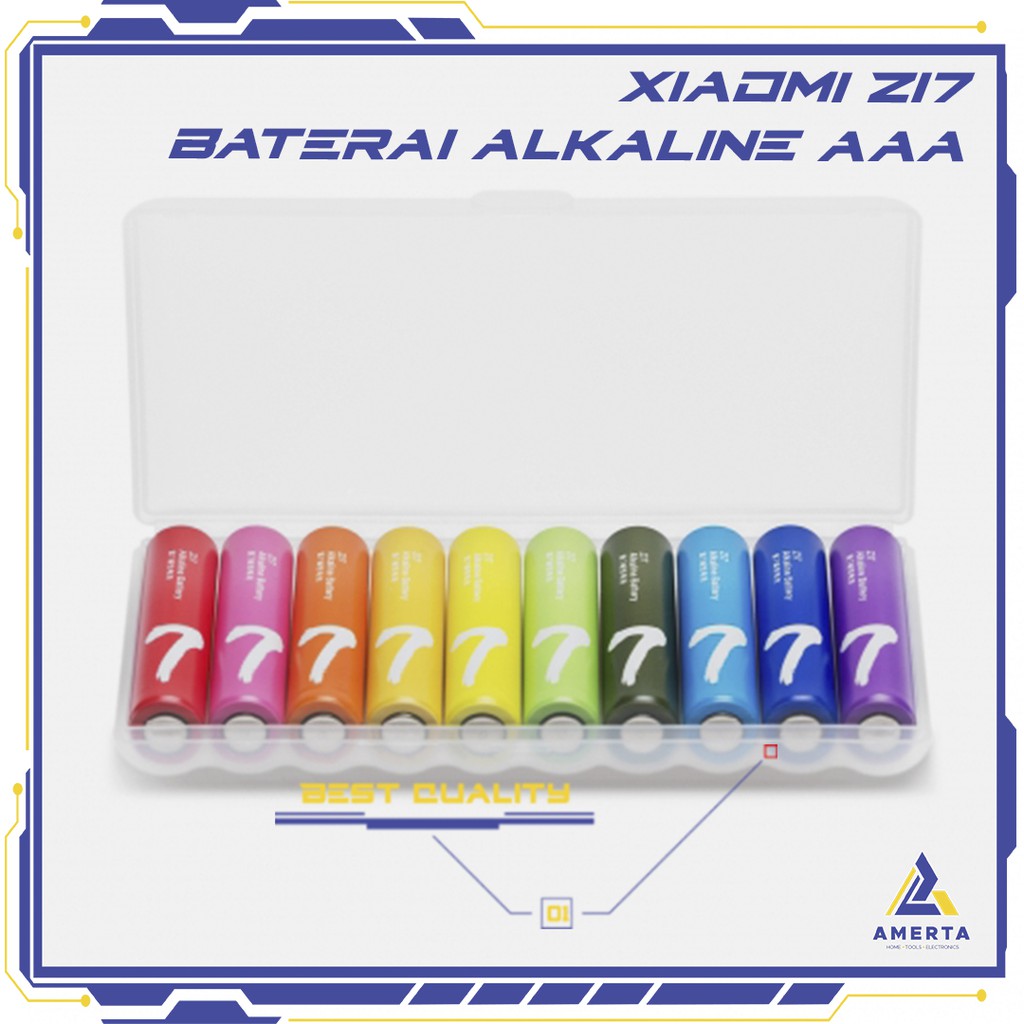 Xiaomi Zi7 &amp; Zi5 Batu Baterai Alkaline AAA / AA 10 PCS