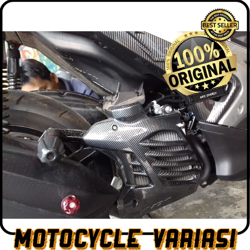 Cover radiator carbon aerox 155 NEMO