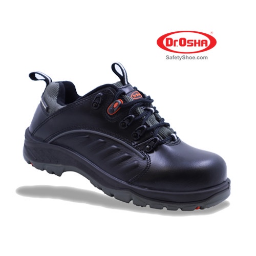 Paradise Lace Up - 9171 - S2 Comp - Black - Dr.OSHA Safety Shoes - Hitam,40