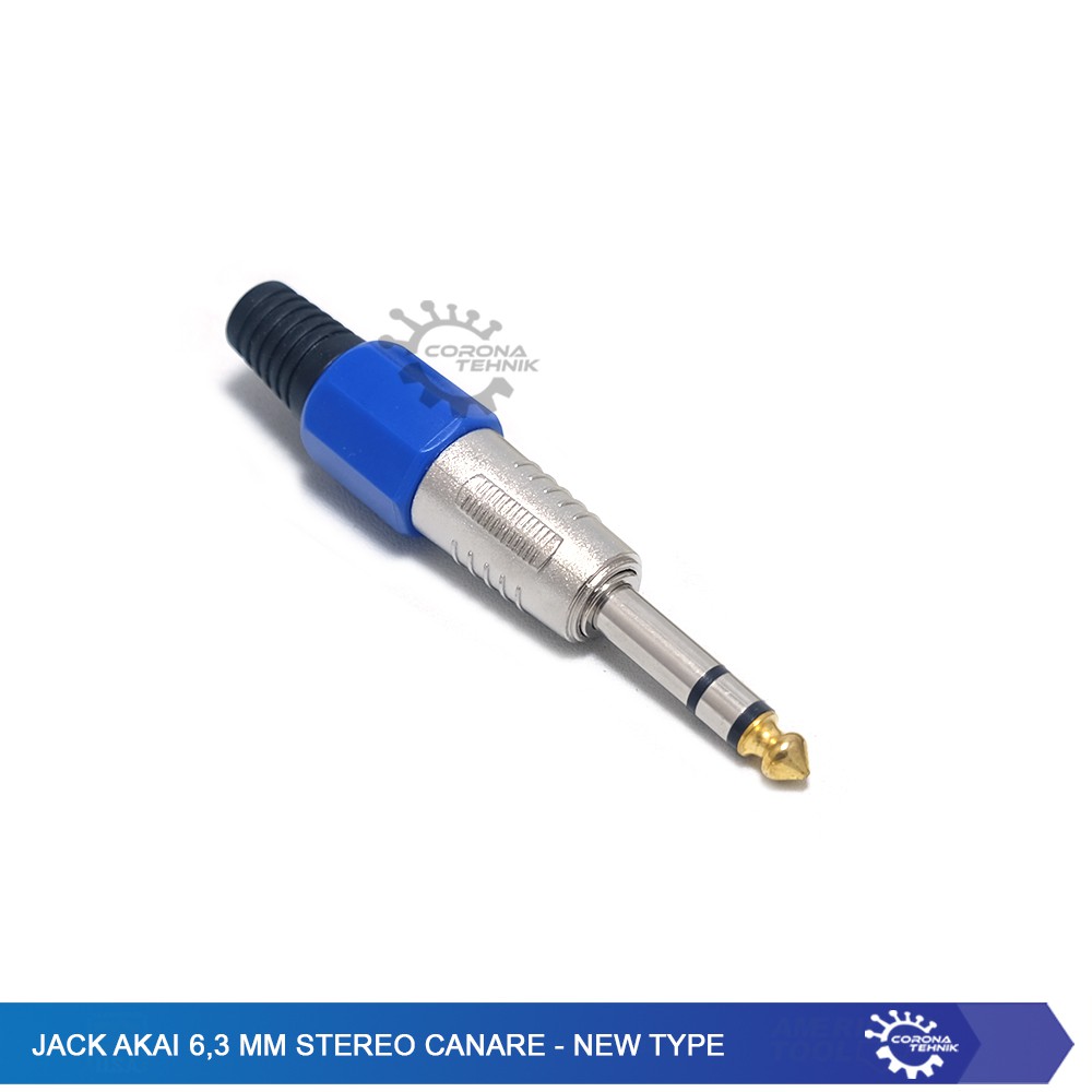 New Type - Jack Akai 6,3 mm Stereo Canare