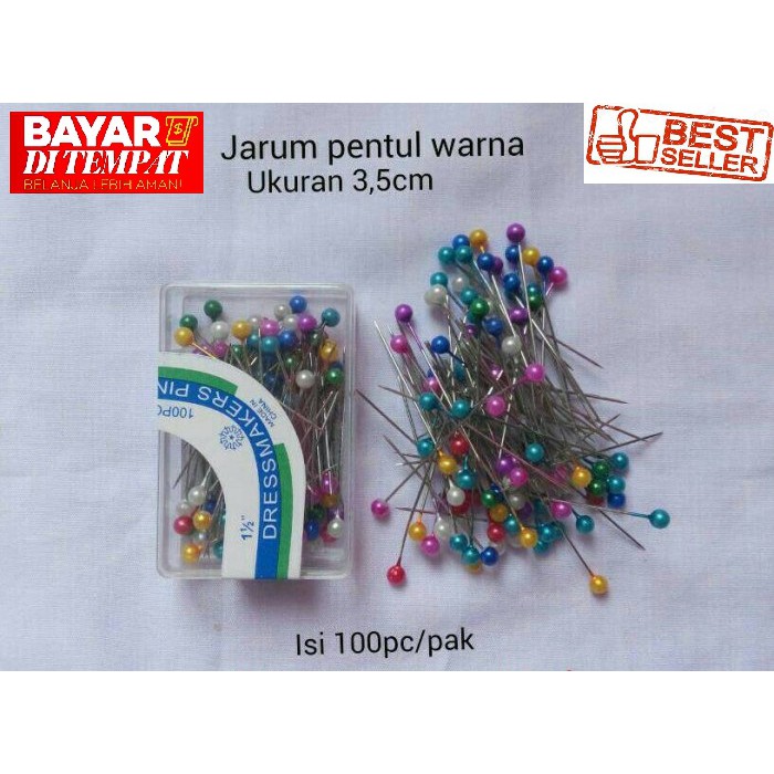 Jarum Pentul Besar Hijab - Warna Warni