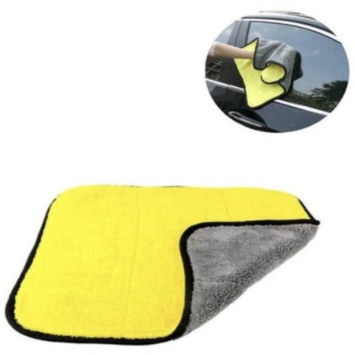 KAIN LAP KUNING 2 SISI MICROFIBER / KAIN LAP MOBIL MOTOR SERBAGUNA 2 SISI