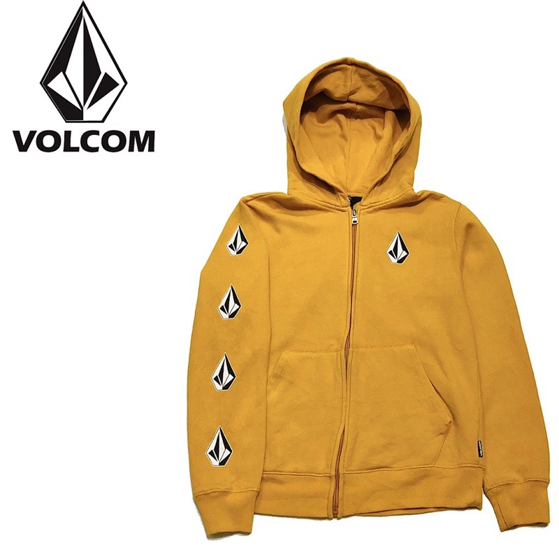 sweater zip hoodie volcom original second
