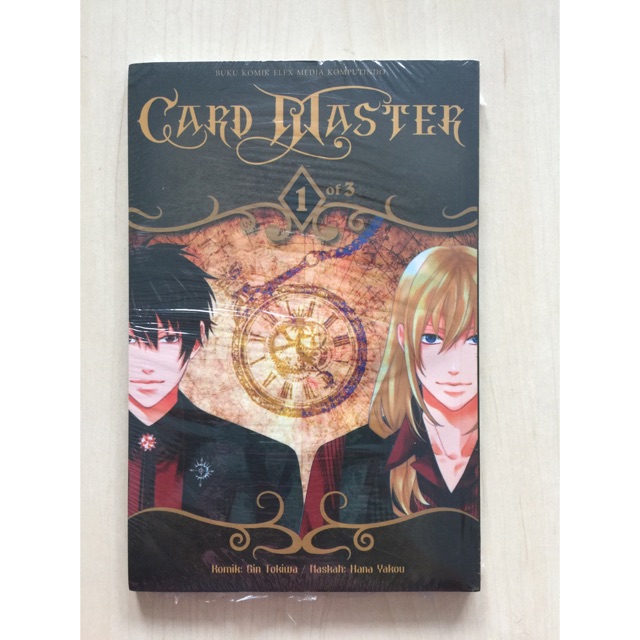 

card master (1-3). gin tokiwa. komplit set. segel baru.