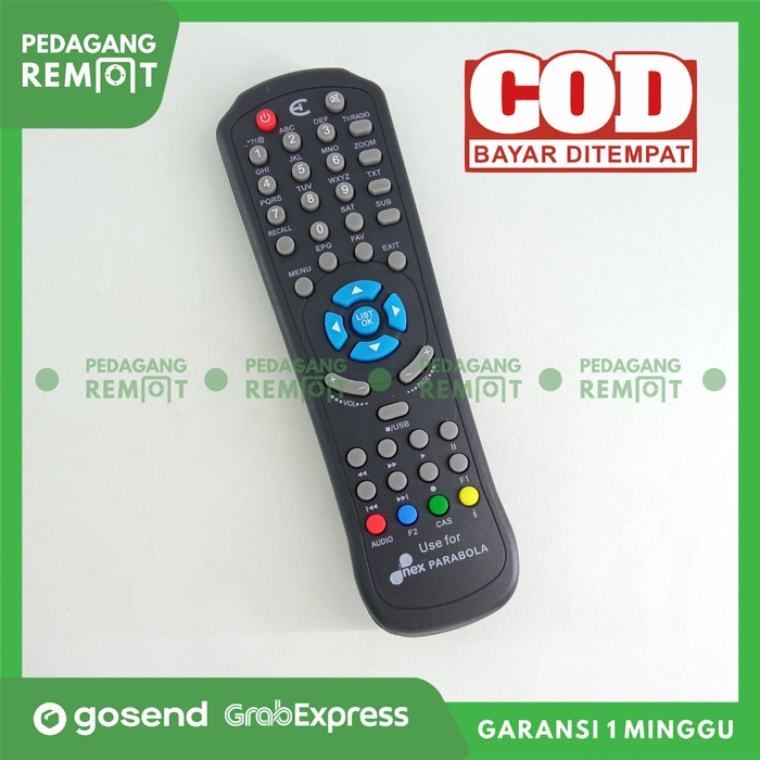 terbatas Remot Remote Receiver Parabola NEX Parabola Kuning Dangdut Murah