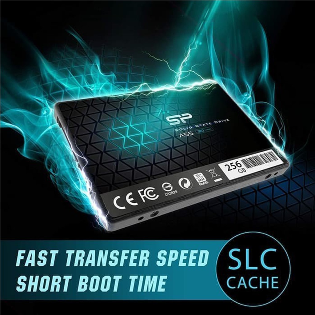 SSD Silicon Power ACE A55 256GB SATA III 2.5&quot; TLC 3D NAND flash