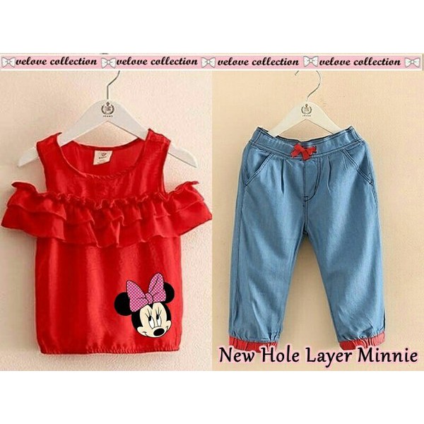 

A19160 GN hole layer minnie red