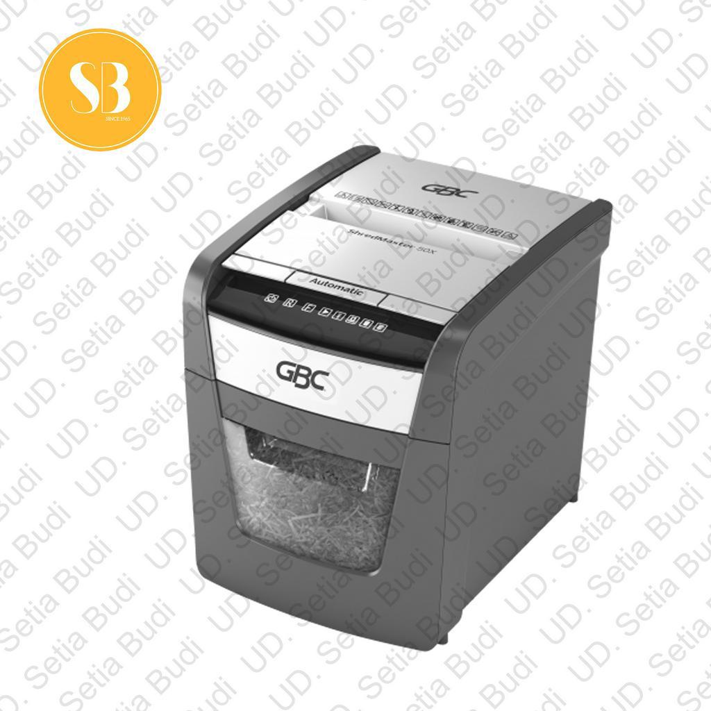 Mesin Penghancur Kertas Paper Shredder GBC Shredmaster Auto+ 50x