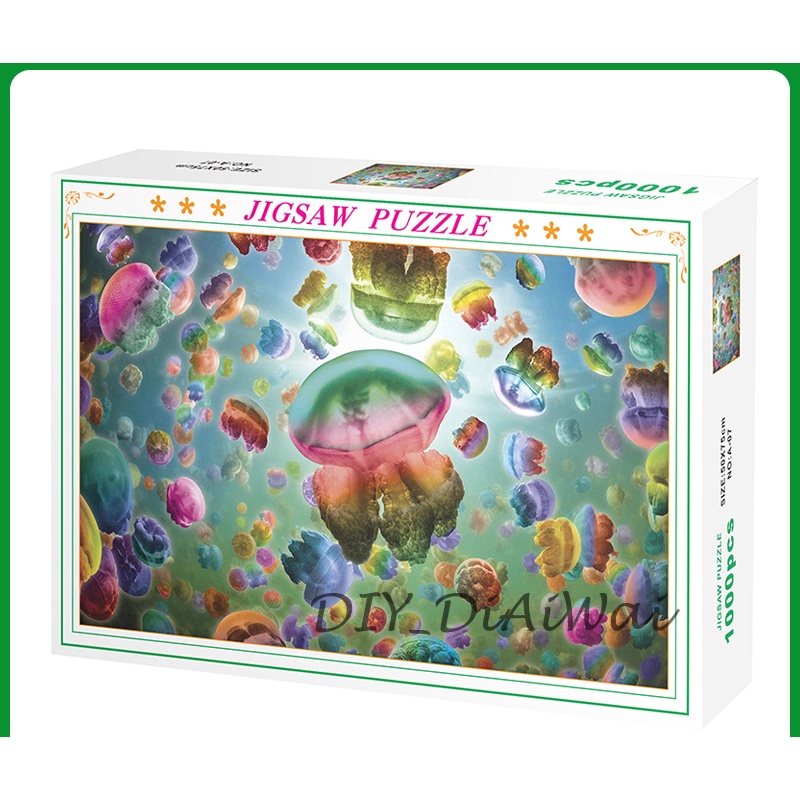 Puzzle Jingsaw 1000 pcs Uk.75x50cm - Jellyfish / Ubur ubur