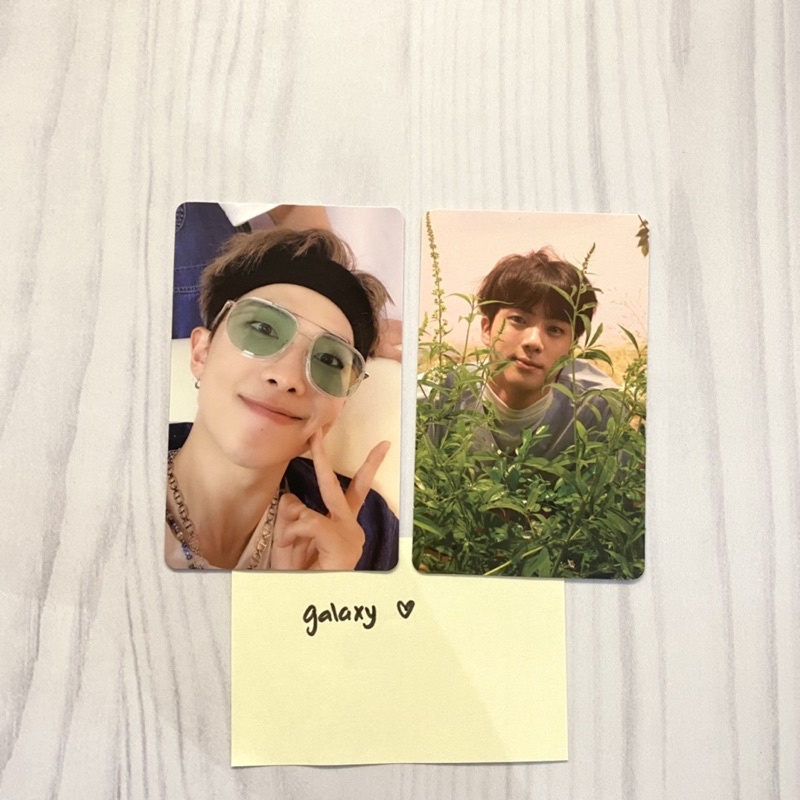 bts kim namjoon 5th muster magic shop & kim seokjin love yourself album HER E official photocard - R