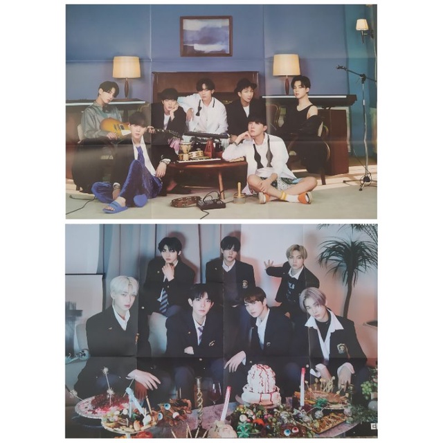 (READY) Poster album BE BTS dan album Border Carnival Enhypen