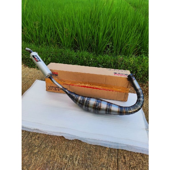 Knalpot GHS Racing Kolong PDK Repsol Plat Karat Super Garing Istimewa