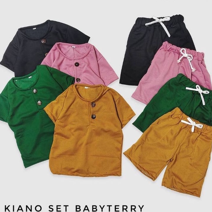 SET KIANO ANAK 1-4 THN SIZE S M L / SET KIANO TERMURAH GROSIR DAN ECER SET BABYTERY KIANO