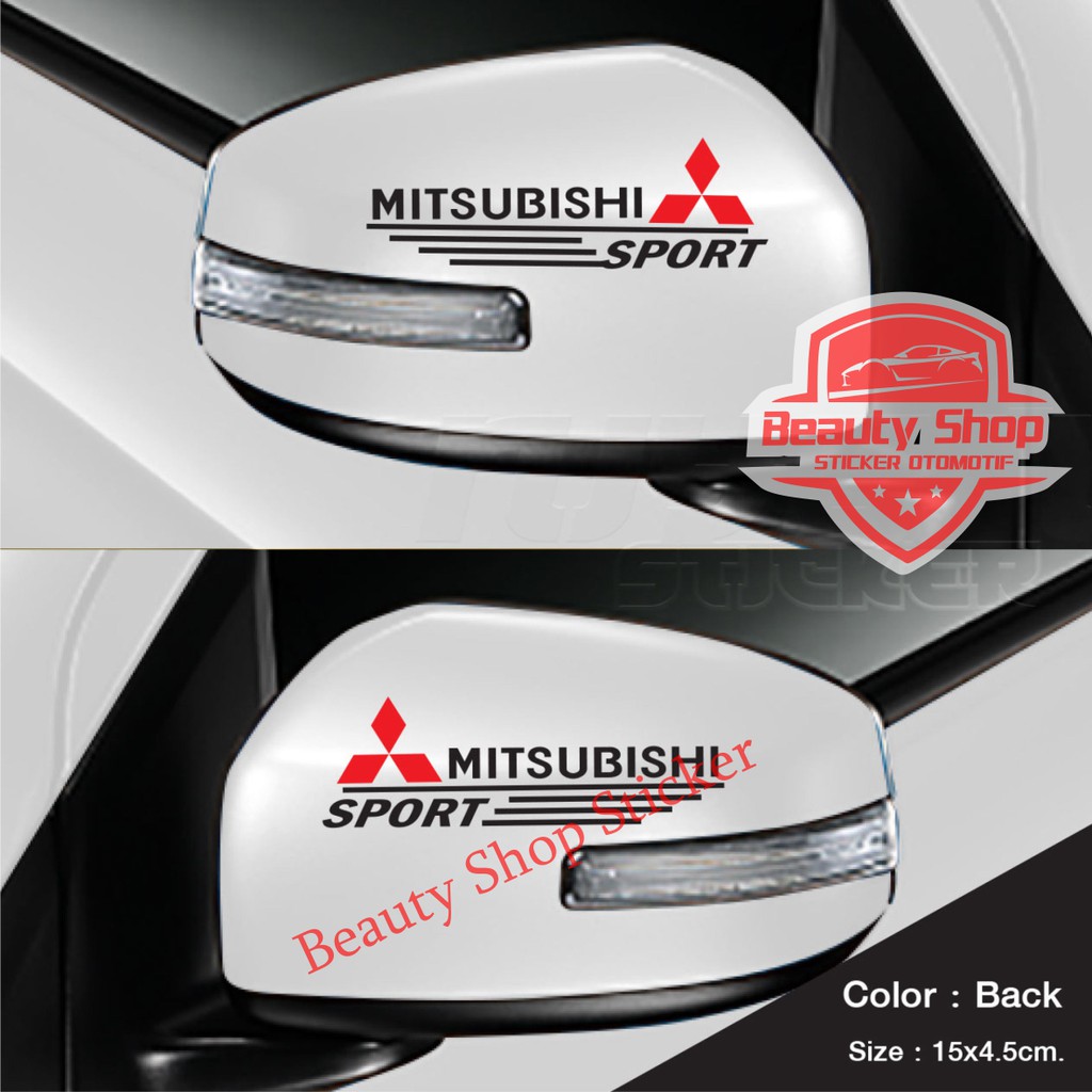 best promo stiker spion mobil mitsubishi sticker mitsubishi sport universal