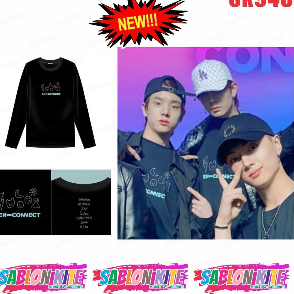 [KODE PRODUK PJJKJ8139]  KAOS EN - CONNECT ENHYPEN SK943 UNISEX COMBED 30S