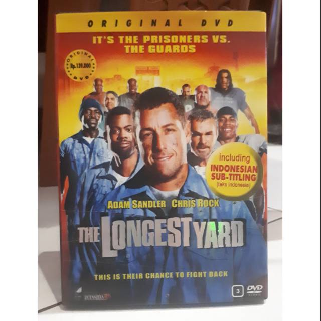 Kaset DVD the Longest Yard Adam sandler