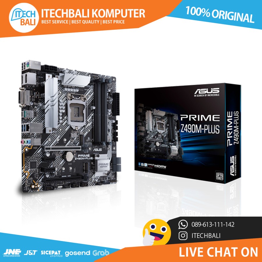 Motherboard ASUS Prime Z490M Plus Lga1200 Ddr4 | ITECHBALI