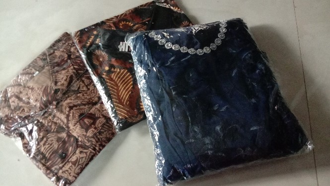 Kemeja Batik Lengan Panjang Sogan Halus Garuda Megamendung Cendrawasih Wayang Sawunggaling
