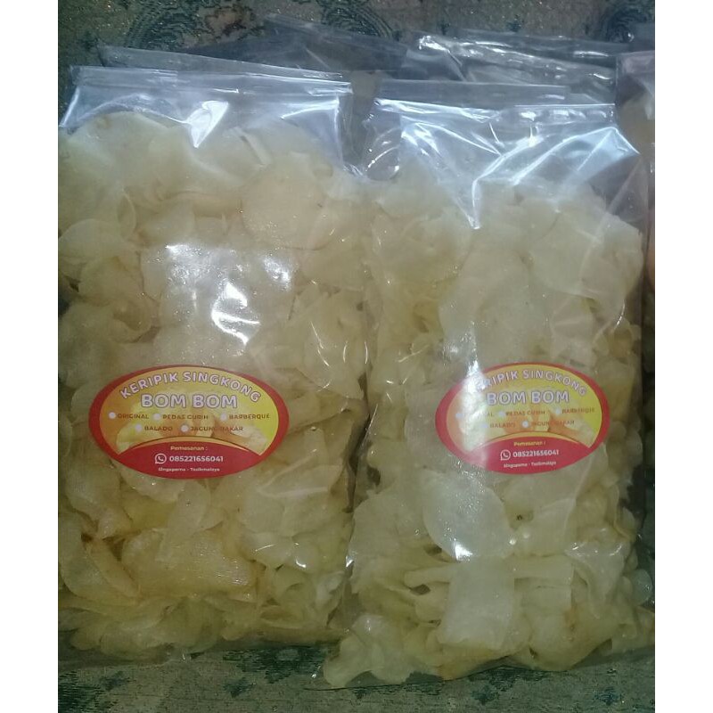 

Keripik Singkong Bombom rasa original 250gr