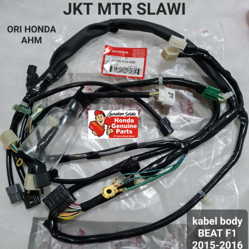 32100 K25 600 Harness wire kabel body beat f1 2014 - 2016 ori honda ahm asli honda 32100 K25 600